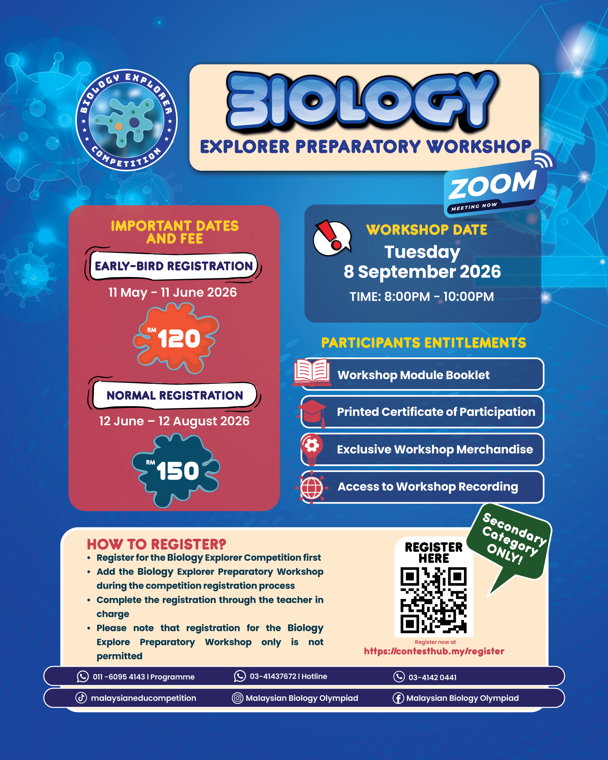Biology Explorer Competition announcement